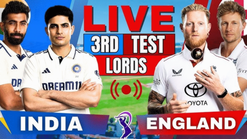 India vs England 3rd Test LIVE