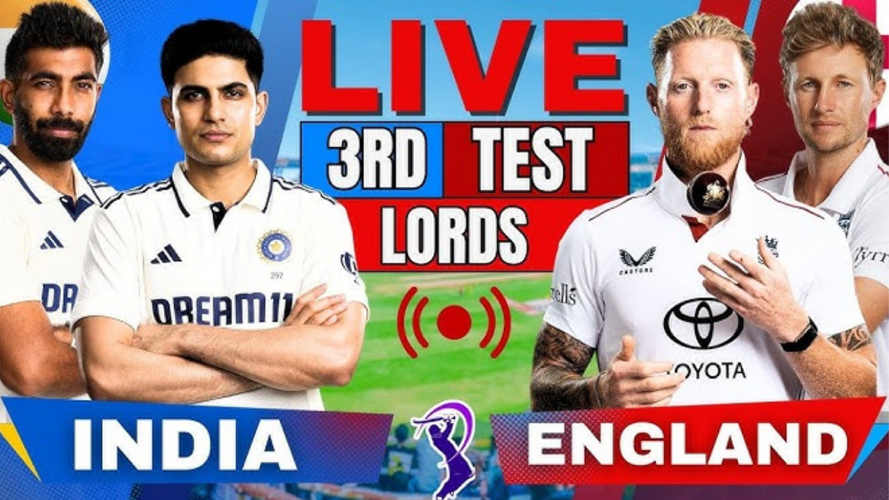 India vs England 3rd Test LIVE