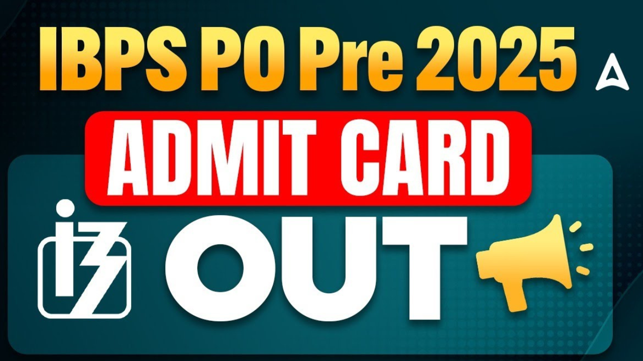 IBPS PO Admit Card 2025