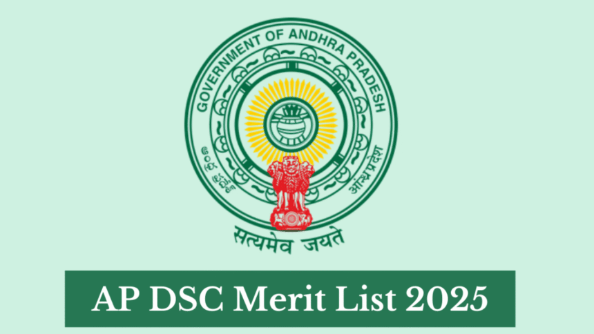 AP DSC Merit List 2025