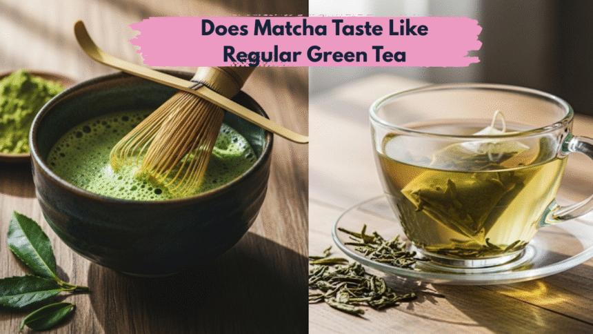 Does Matcha Taste Like Regular Green Tea