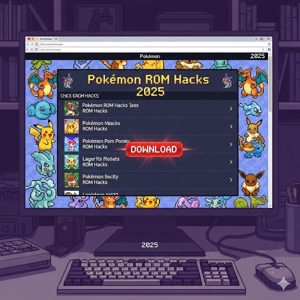 Download Pokémon ROM Hacks in 2025