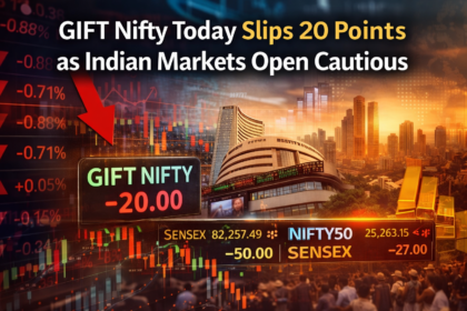 GIFT Nifty today slips 20 points as Indian stock market opens cautious with Sensex and Nifty50 trading lower