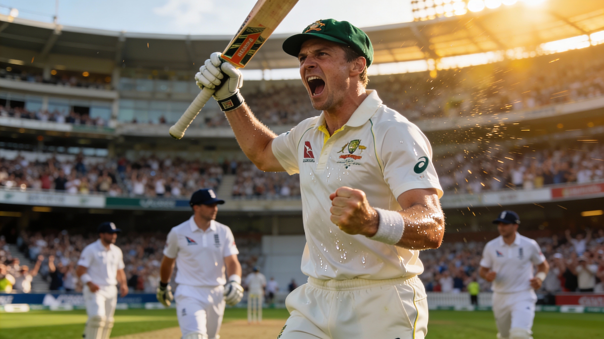 Travis Head Ashes Performance while batting against England in Test match